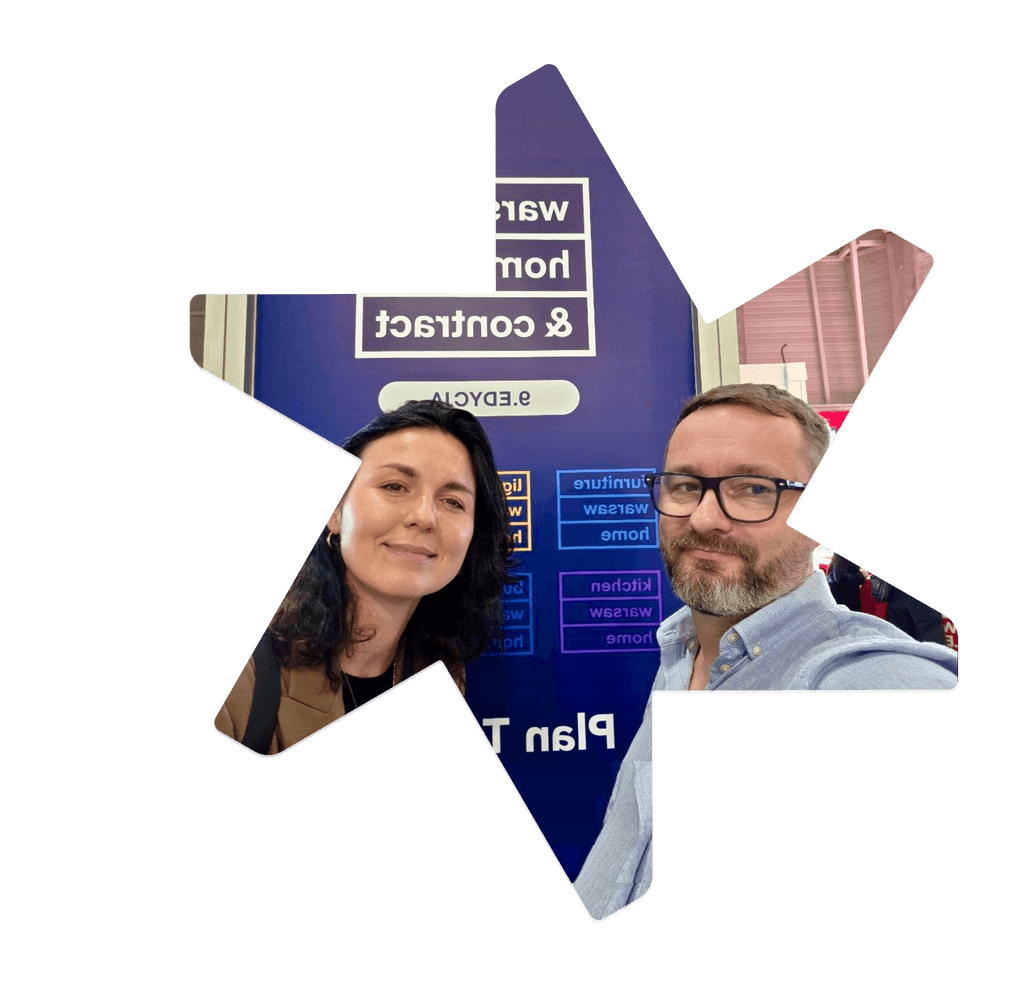 Tandemite banner: Team Tandemite at a trade show