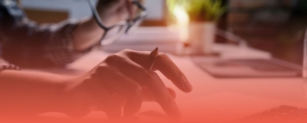 Business professional reviewing financial data and calculations for Digital Product Passport implementation ROI analysis