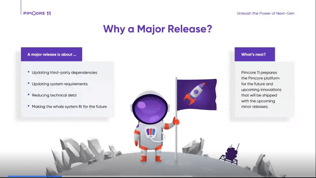 Why a major Pimcore release