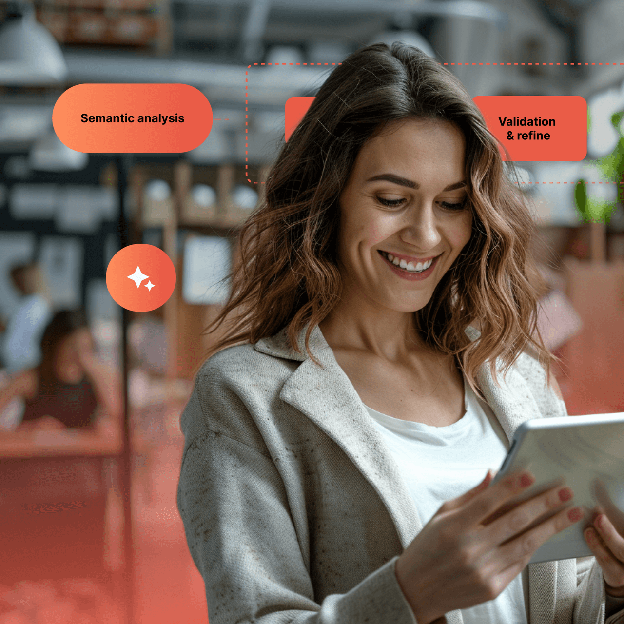 Image: AI embedded in data flows and business processes