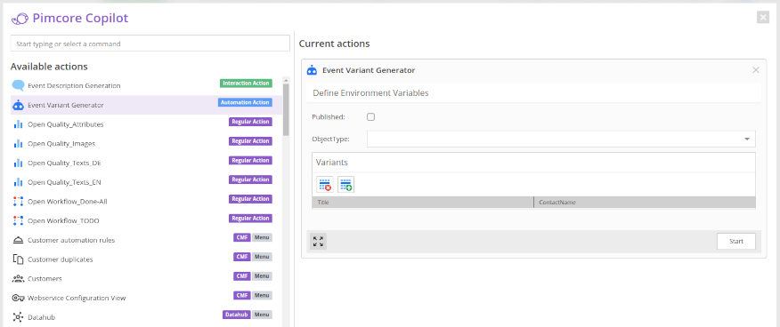 Why choosing Pimcore means better data management in 2025 - image1 Pimcore Copilot admin panel