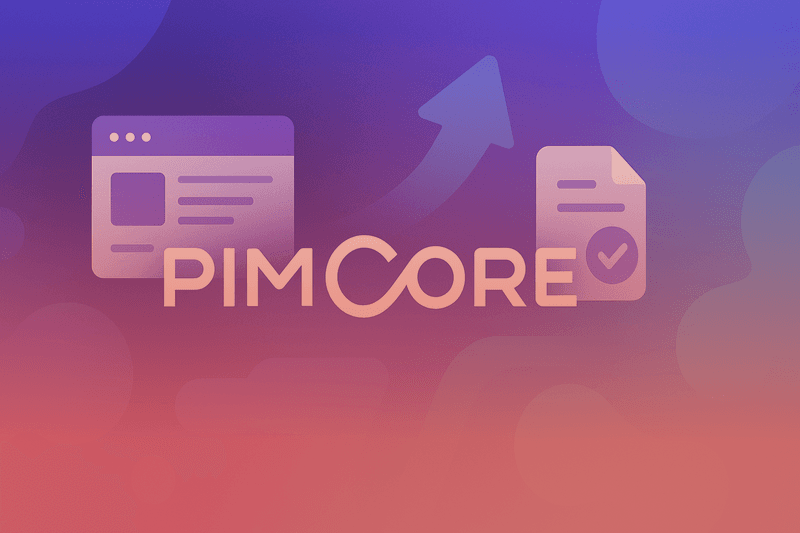 Big Pimcore update: New UI, new licensing model (2025 guide) - blog post banner