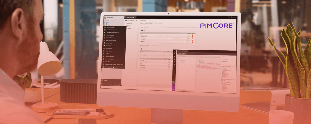 Import, configure, share data. Pimcore Datahub makes that simple for everyone - blog post banner