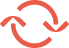 Tandemite icon: Two clockwise circular rotating arrows