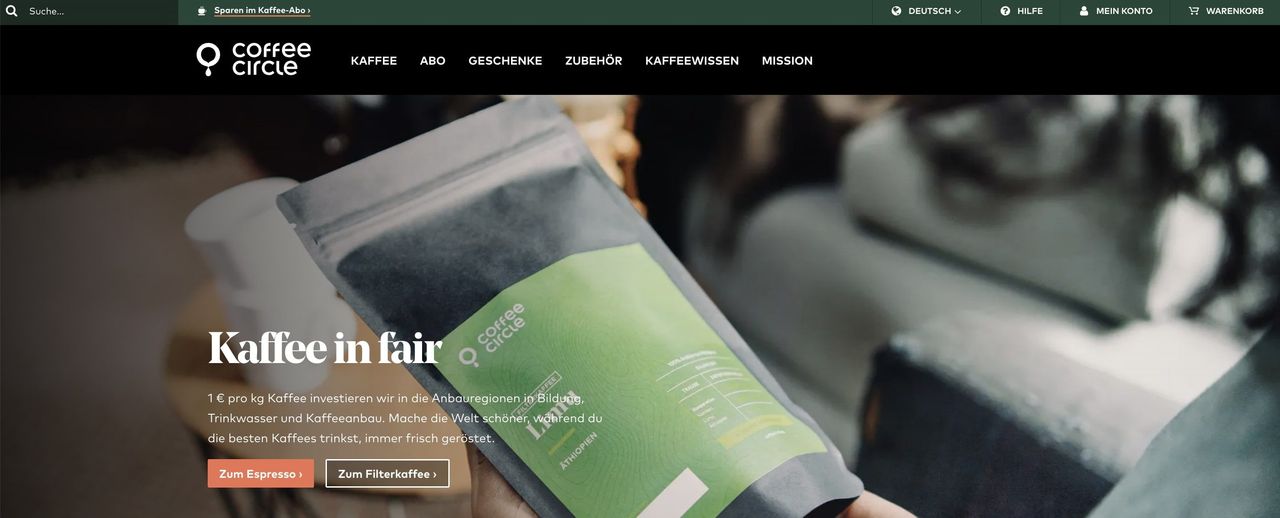 Shopware design - best tips_image2 Coffe Circle