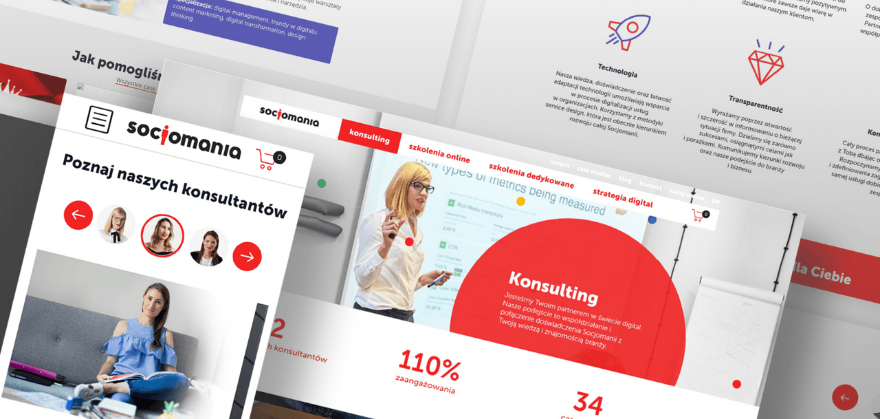 Case study Socjomania - header banner
