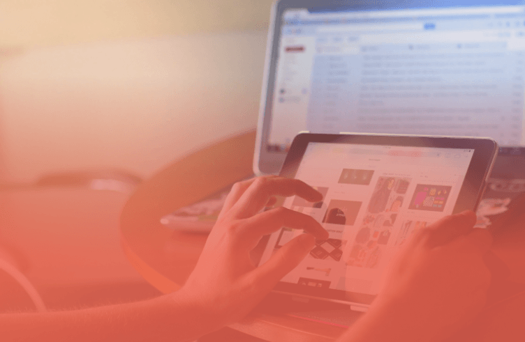 Professional using digital tools to support B2B lead generation, marketing automation, and customer acquisition strategies