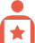 Tandemite icon: person with a star