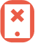 Tandemite icon: mobile phone tablet with a cross
