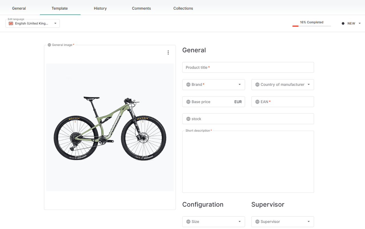 How Ergonode’s product templates help you speed up new releases and stay organized - image1 product template example