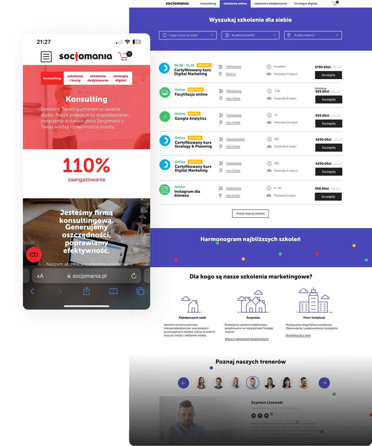 Is Pimcore the ultimate tool for training brands? These 3 case studies say ‘Yes’ - image1 Socjomania platform