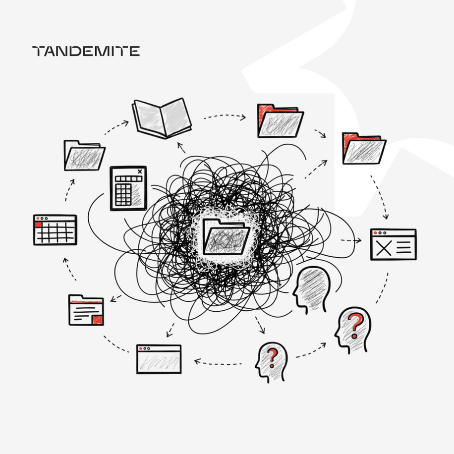 Tired of answering the same product data questions? PIM systems make them disappear - image1 Important details end up stored in siloed spreadsheets, shared drives, or individual employees’ heads