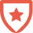 Tandemite icon: shield with a star