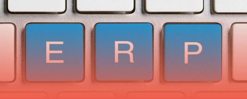 ERP keys on a computer keyboard