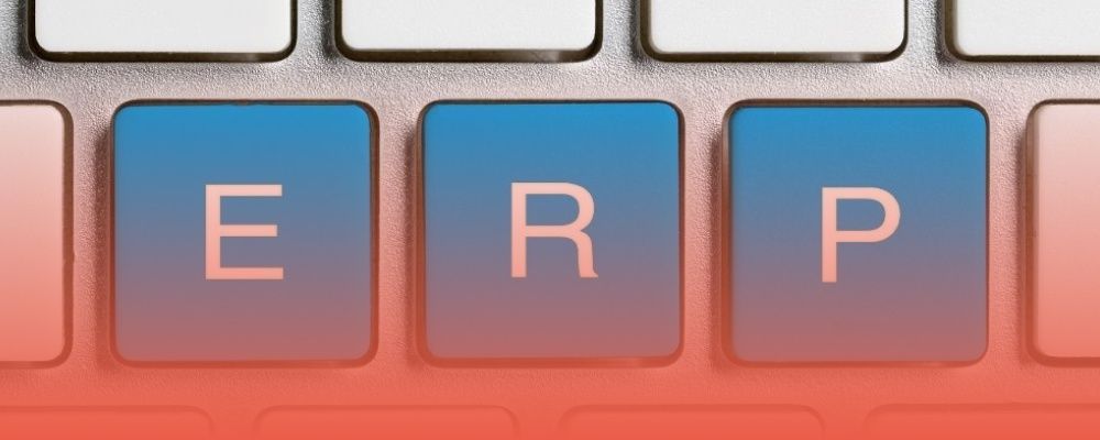 ERP keys on a computer keyboard