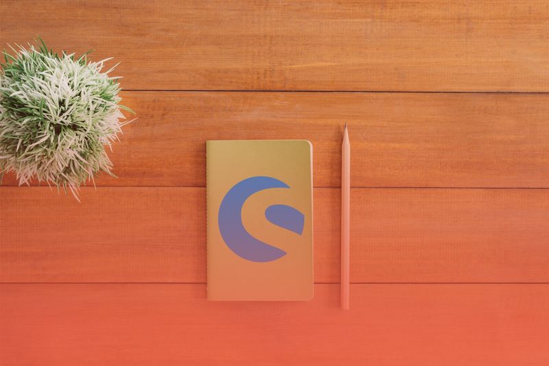 Notebook with the Shopware logo symbolizing Shopware 6 innovations, updates, and new features