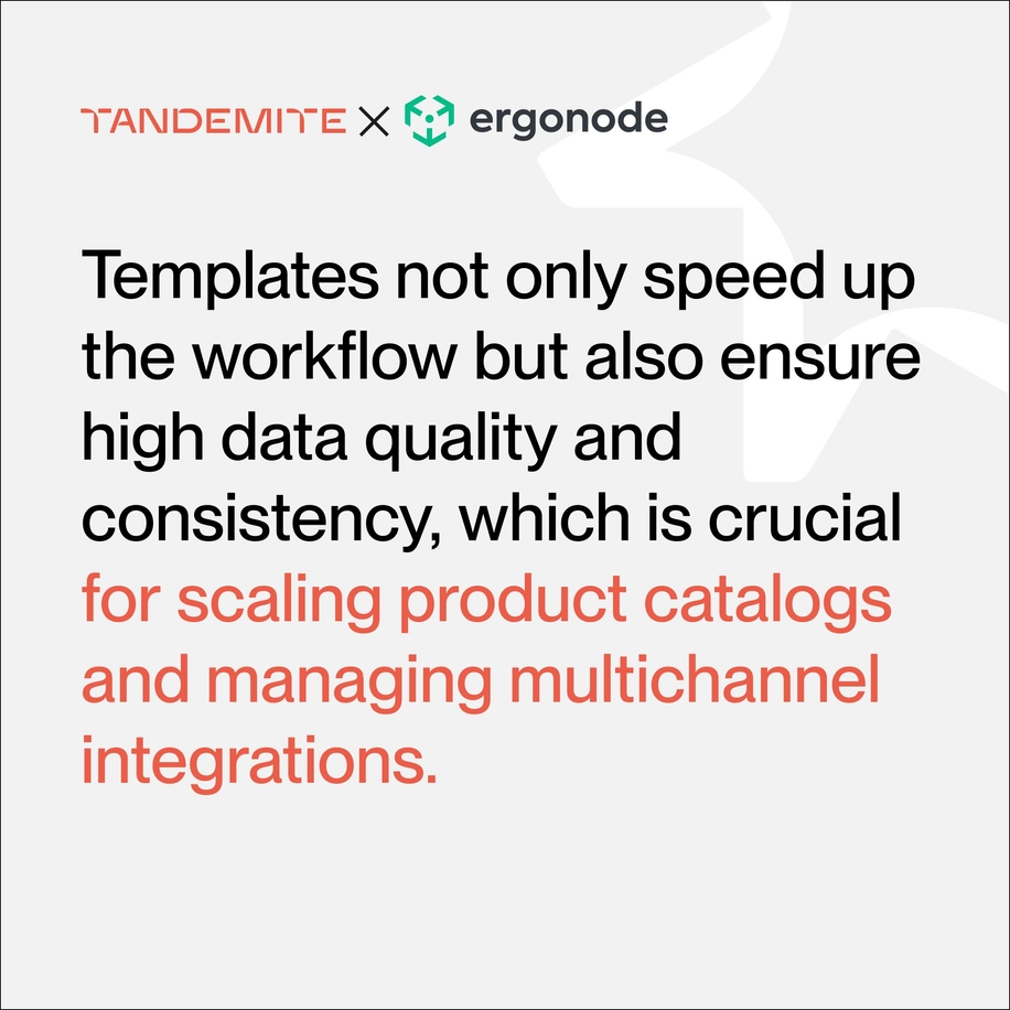 Ergonode's product templates - Expert opinion 2