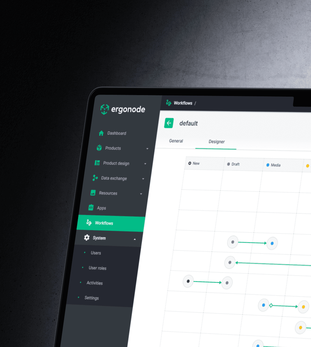 Ergonode admin panel - Workflows